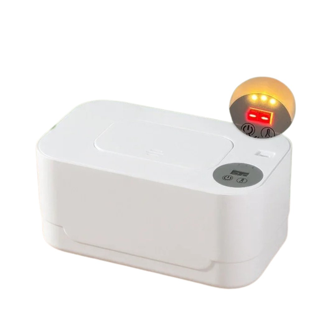 Aquecedor de Lenços Umedecidos com Display LED e Carregador USB Portátil