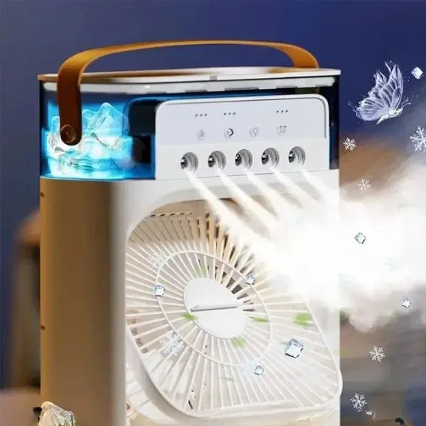 Mini Ventilador de ar com Umidificador Portátil | HydraCool®