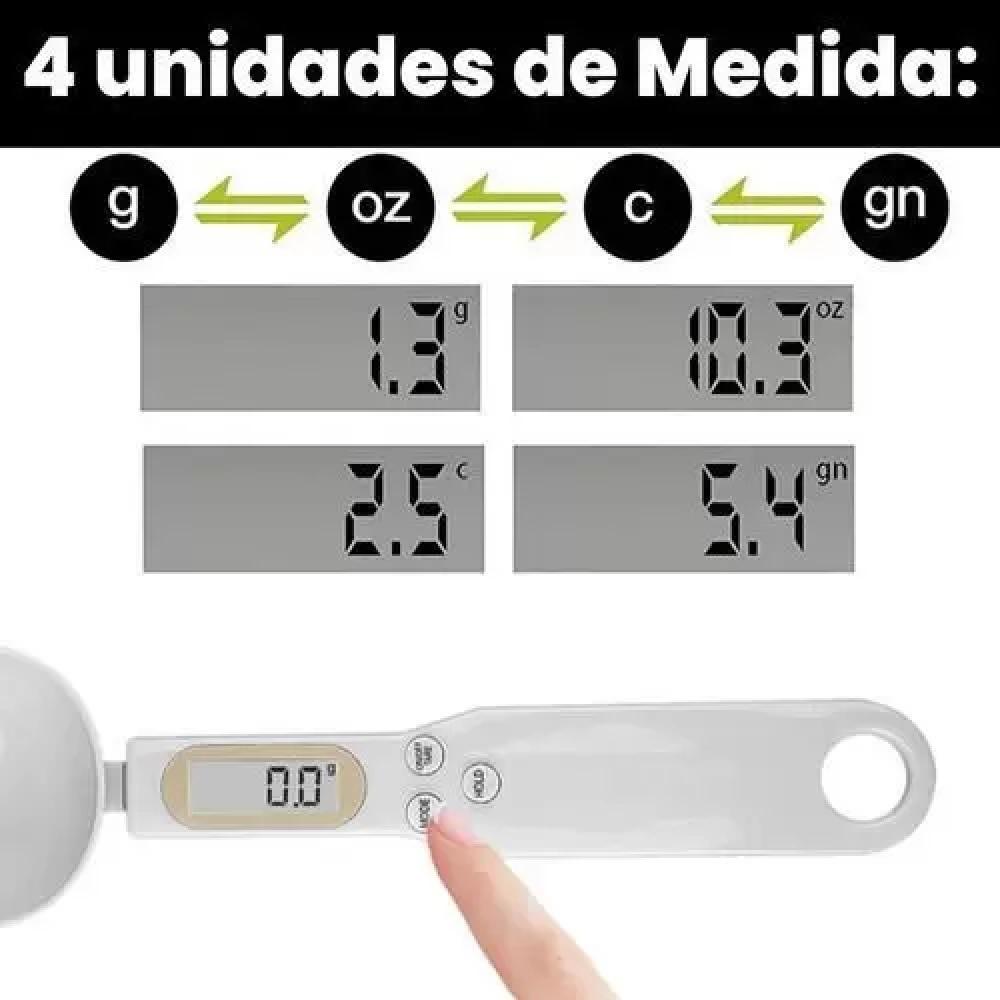 Colher Medidora com Balança Digital