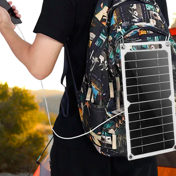 Painel Solar fotovoltaica Portátil | EcoCharge® - Placa solar fotovoltaica Portátil à prova d´água