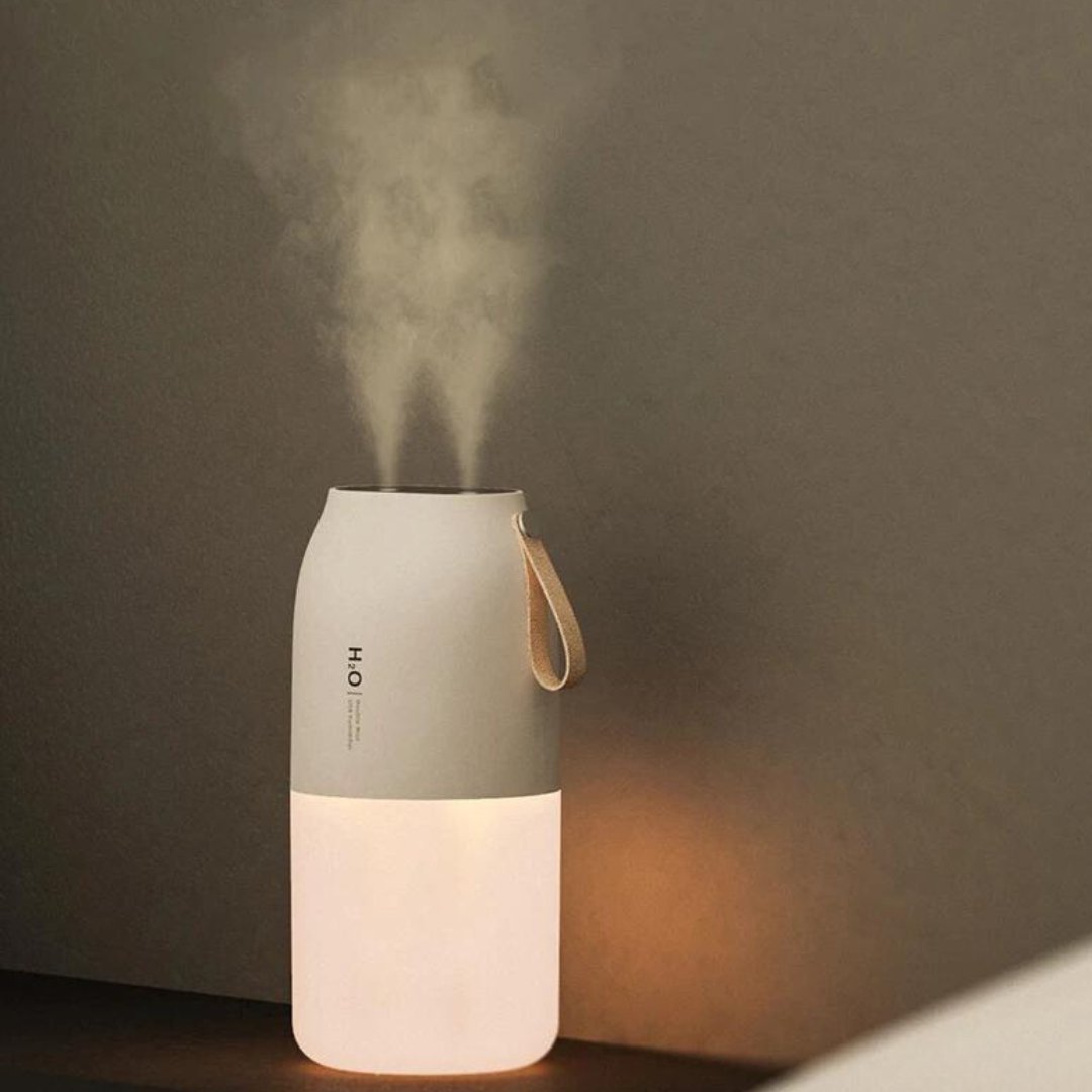 Umidificador de Ar de névoa dupla Portátil 300ml USB