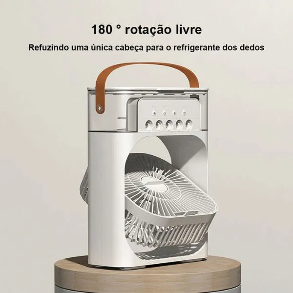 Mini Ventilador de ar com Umidificador Portátil | HydraCool®