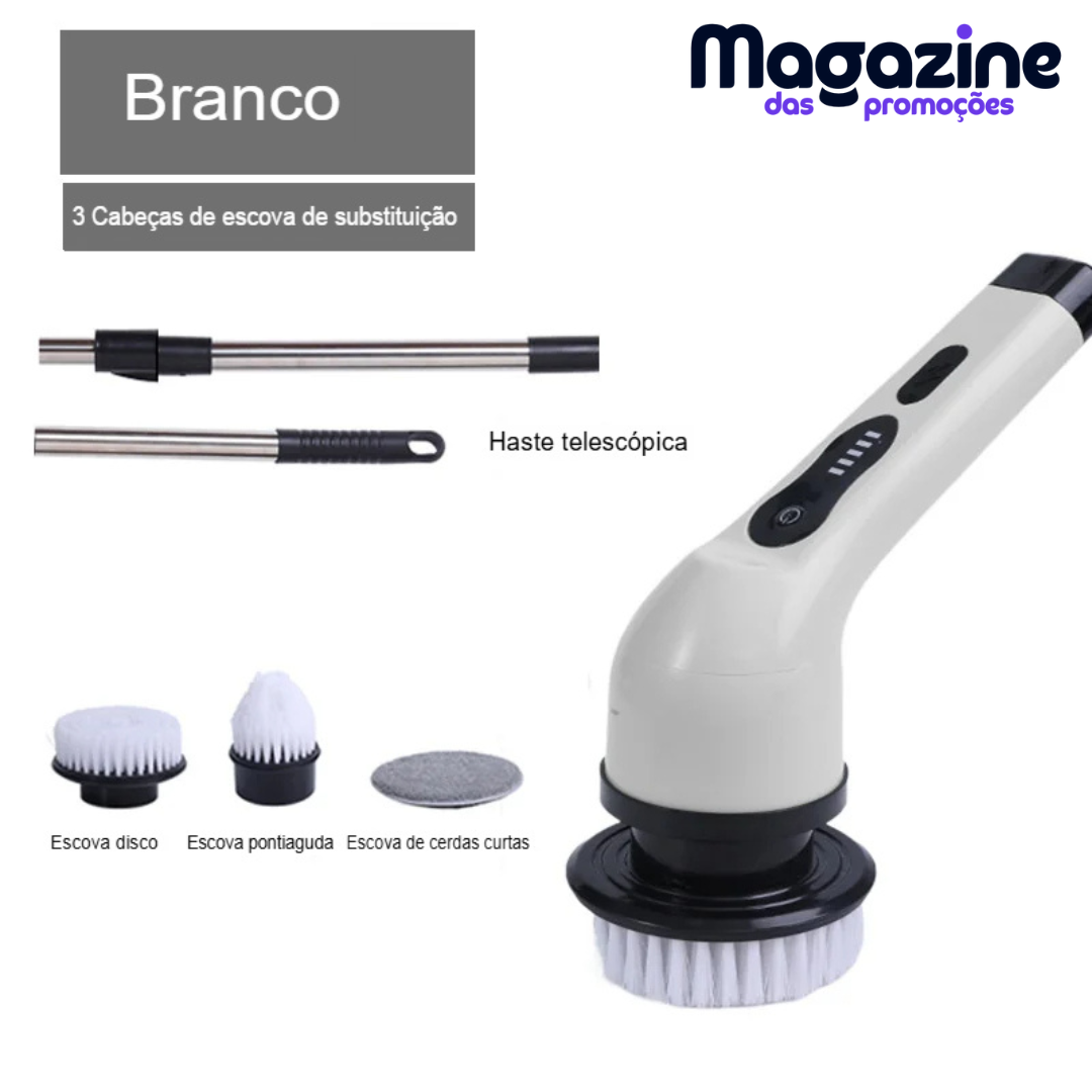 Escova Elétrica sem fio Multiuso | FlexiClean® - Para Limpeza Doméstica Profunda modelos 3 em 1 - 6 em 1 - 9 em 1