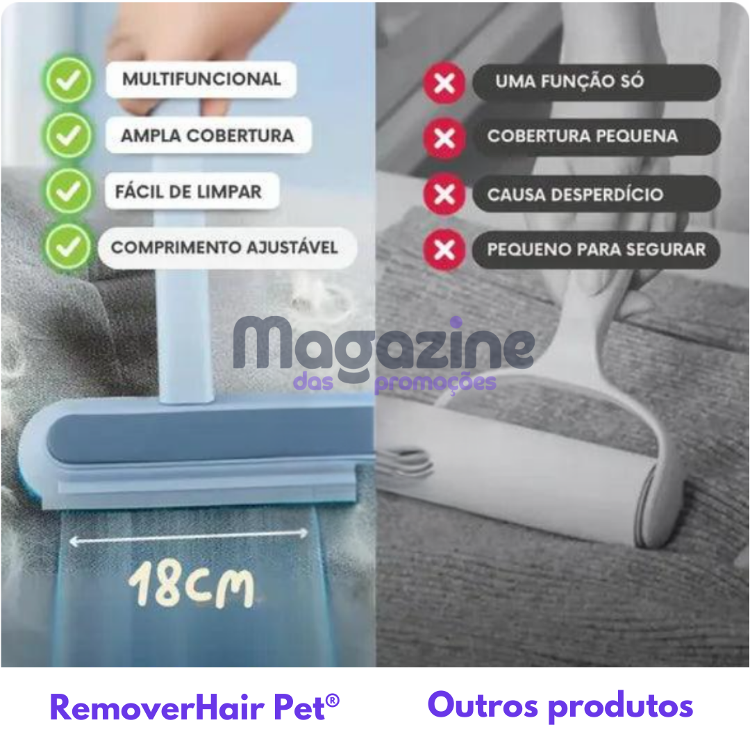 Escova Removedor de Pelos Pet | RemoverHair Pet®