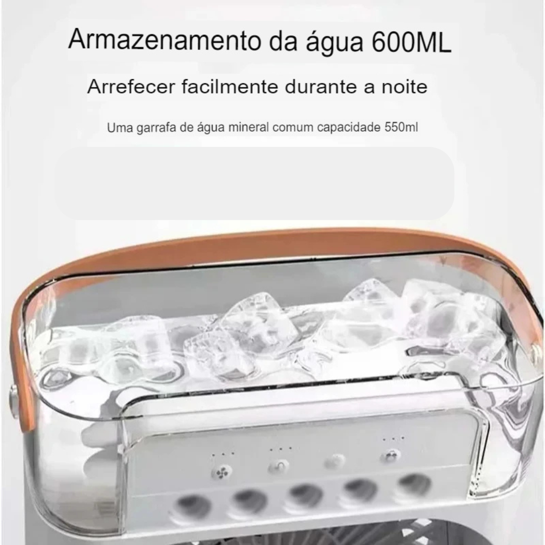 Mini Ventilador de ar com Umidificador Portátil | HydraCool®