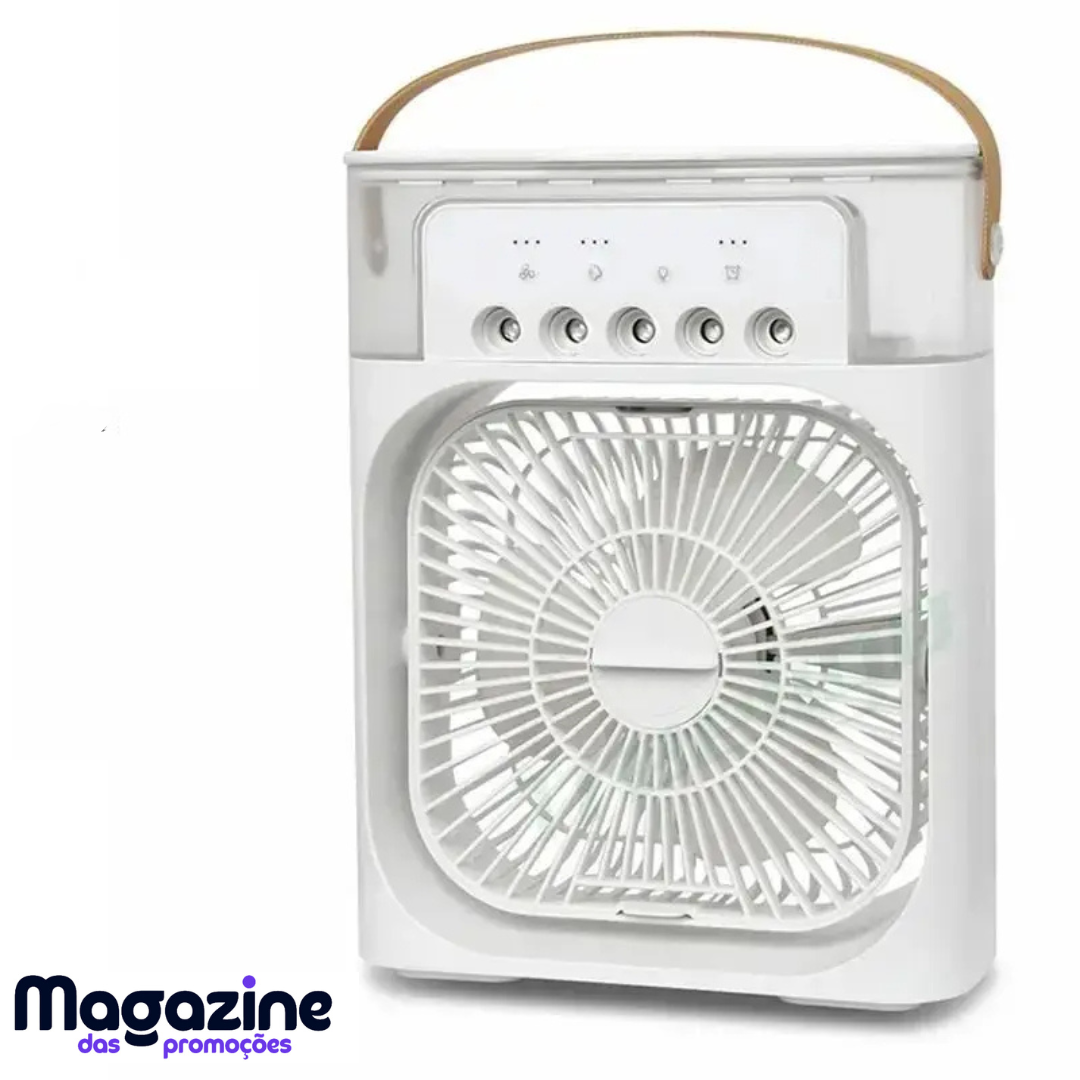Mini Ventilador de ar com Umidificador Portátil | HydraCool®