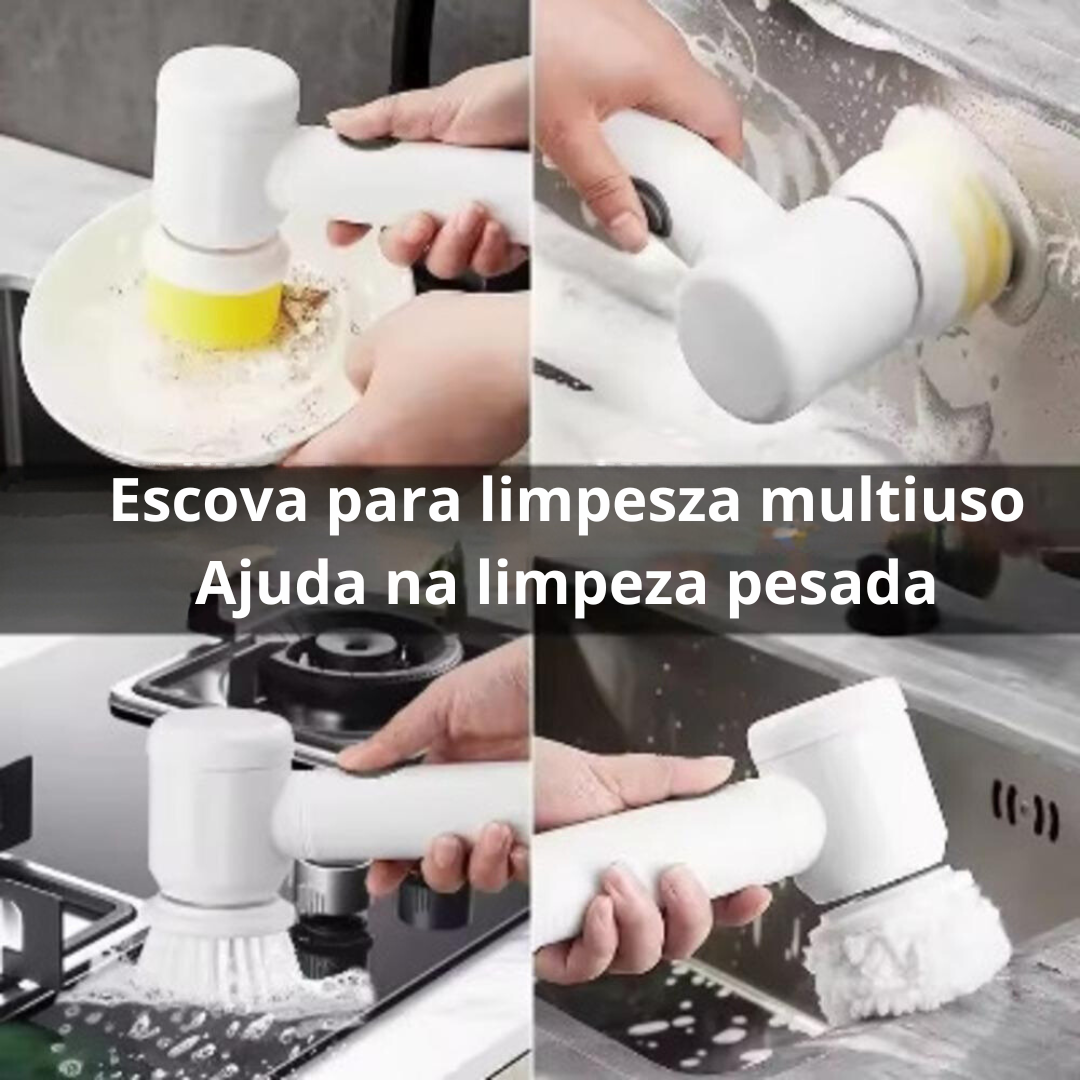 Escova de Limpeza Elétrica
