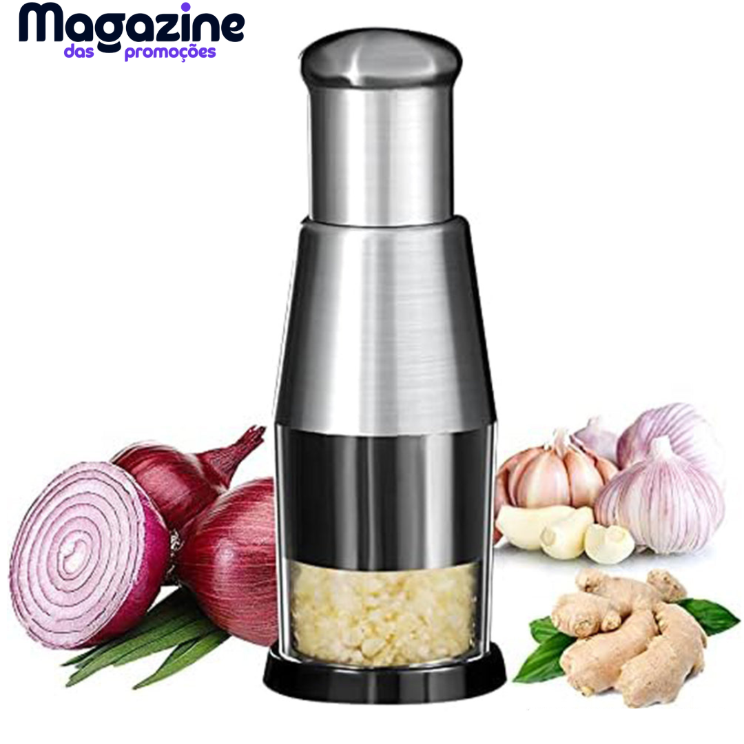 Triturador de Alho Inox - CrushMaster® - triturador multifuncional