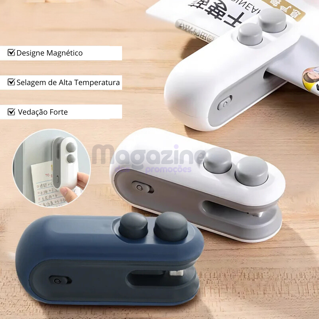 Mini Selador Portátil de Embalagens | MiniPack Pro®