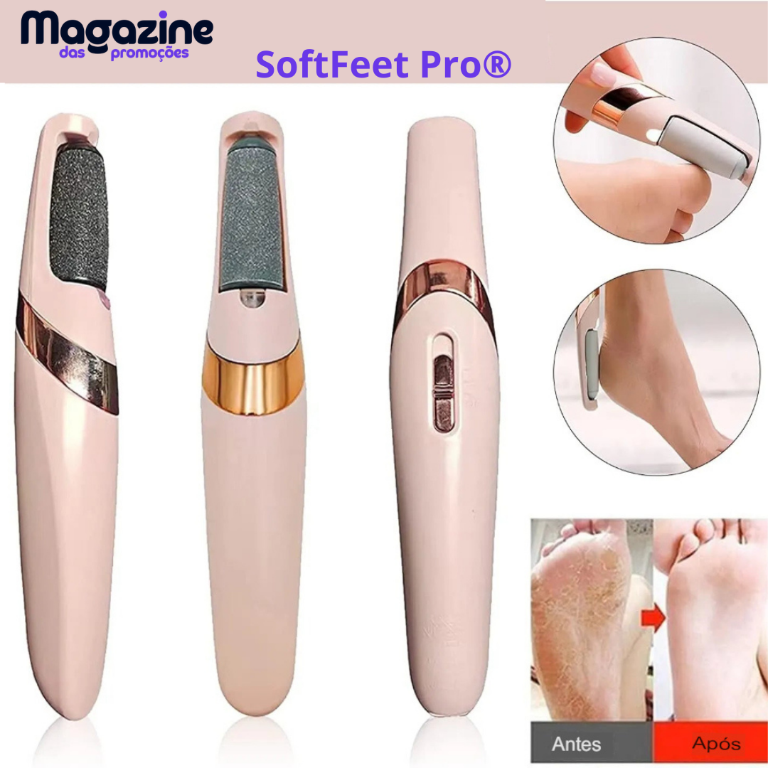 Removedor de Rachaduras e Calos | SoftFeet Pro® - Remove Rachaduras, Peles e Calos nos pés