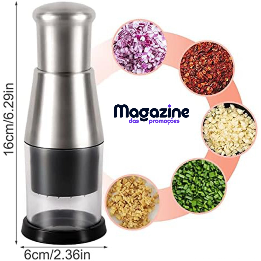 Triturador de Alho Inox - CrushMaster® - triturador multifuncional