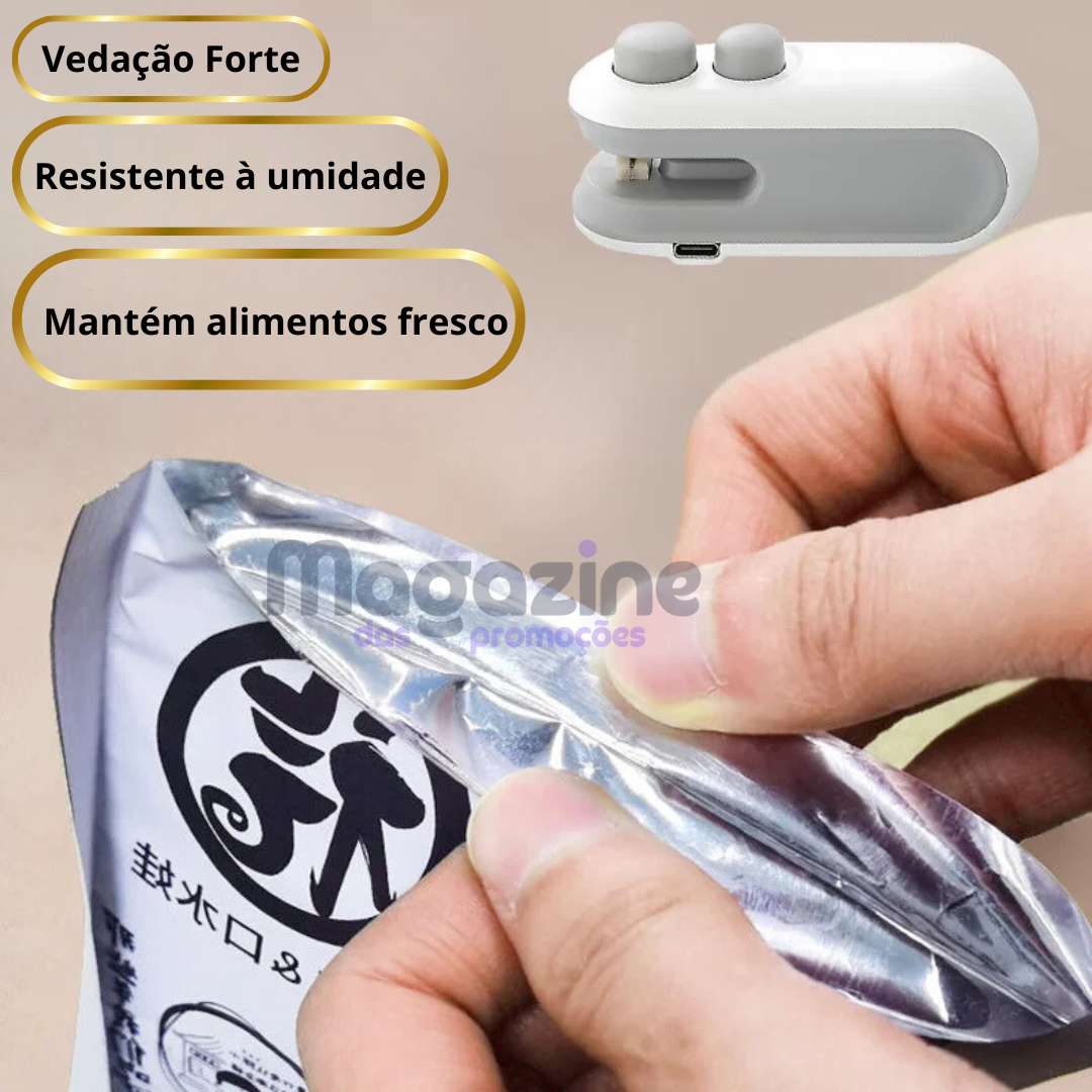 Mini Selador Portátil de Embalagens | MiniPack Pro®