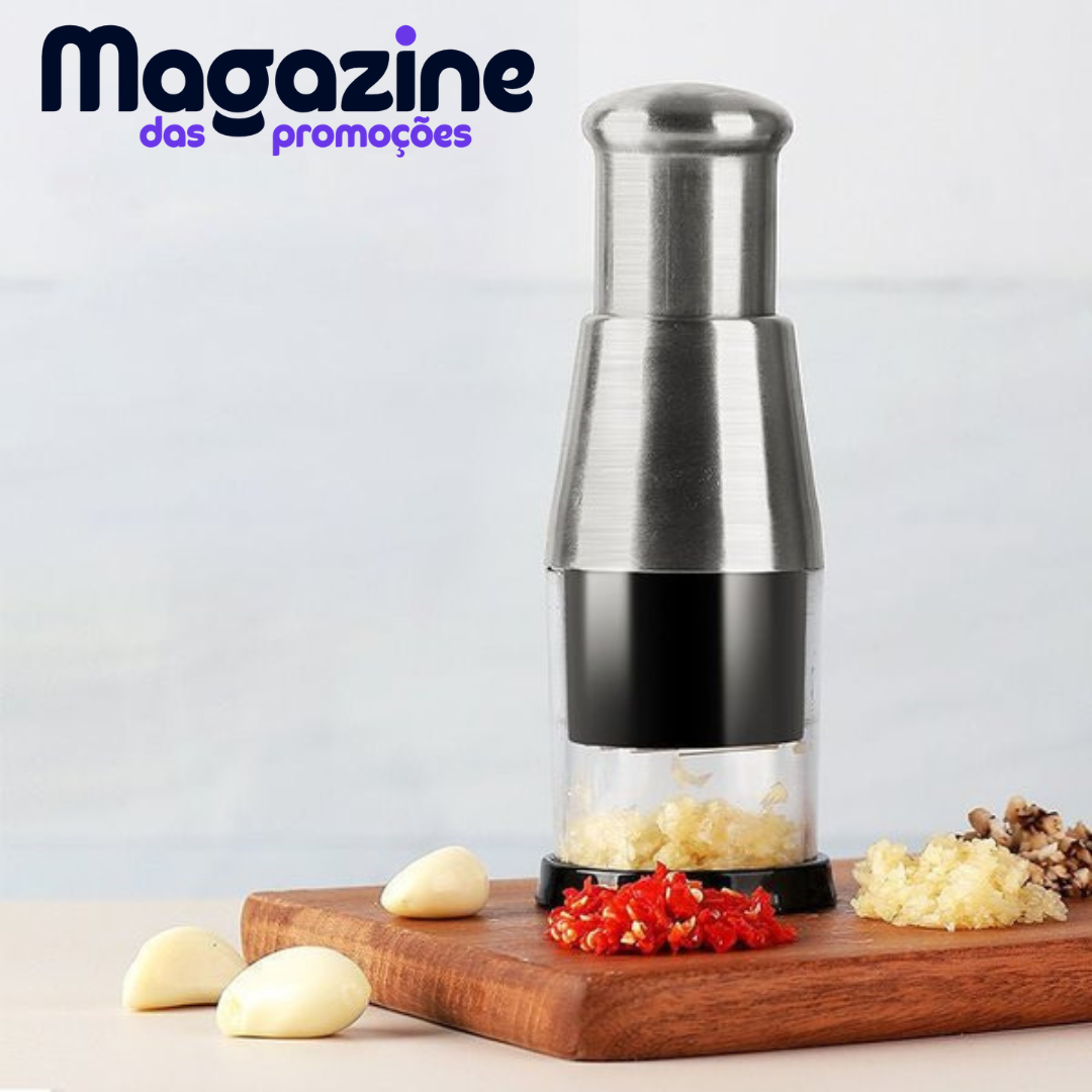 Triturador de Alho Inox - CrushMaster® - triturador multifuncional
