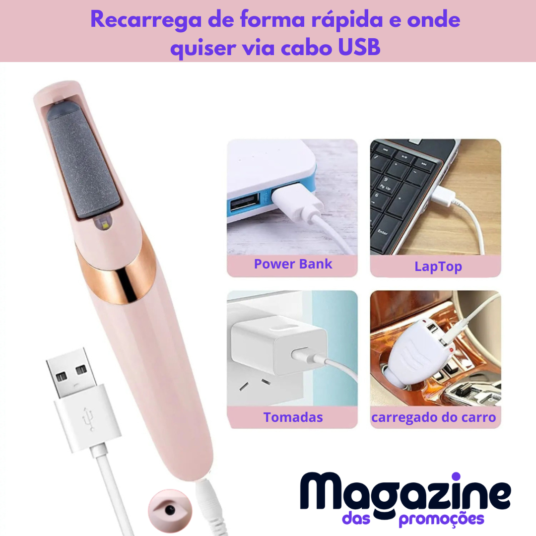 Removedor de Rachaduras e Calos | SoftFeet Pro® - Remove Rachaduras, Peles e Calos nos pés