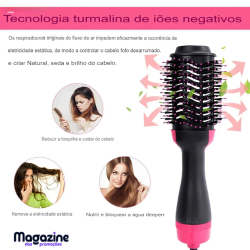 Escova Secadora 3 em 1 | TrioBrush®