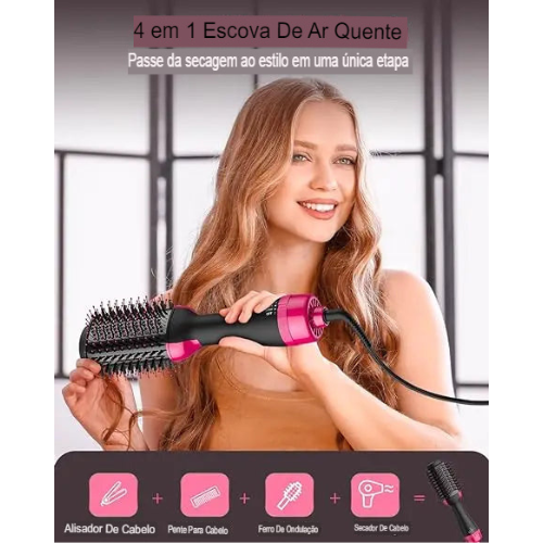 Escova Secadora 3 em 1 | TrioBrush®