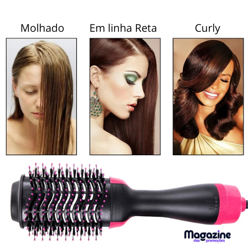 Escova Secadora 3 em 1 | TrioBrush®
