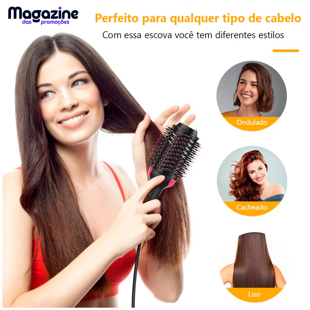 Escova Secadora 3 em 1 | TrioBrush®