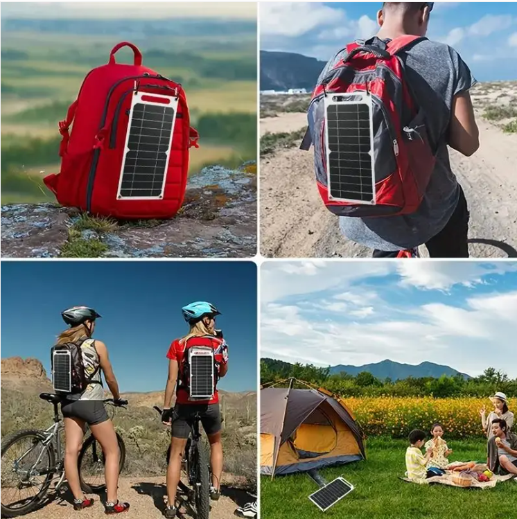 Painel Solar fotovoltaica Portátil | EcoCharge® - Placa solar fotovoltaica Portátil à prova d´água