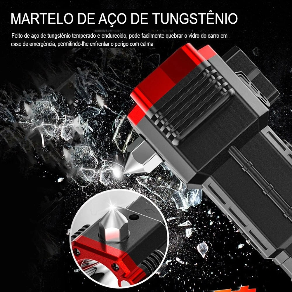 Lanterna Tática Powerbank 4 em 1 | Promoção compre 1 leve 2