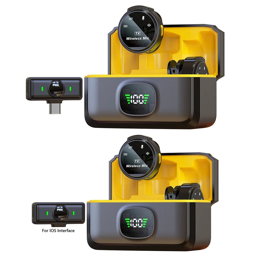 Microfone Lapela sem fio | SoundLapel J6® | para iPhone iPad e Android Type-C