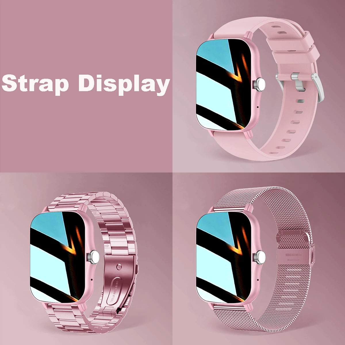 SmartWatch Multifuncional Feminino | Brinde exclusivo + 2 pulseiras