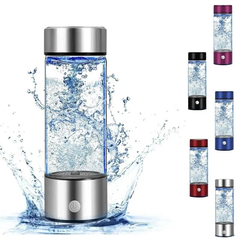 Garrafa Água Hidrogenada - HydroBottle Pro - Garrafa Técnologica que Transforme sua água comum em uma água hidrogenada para uma vida mais saudável