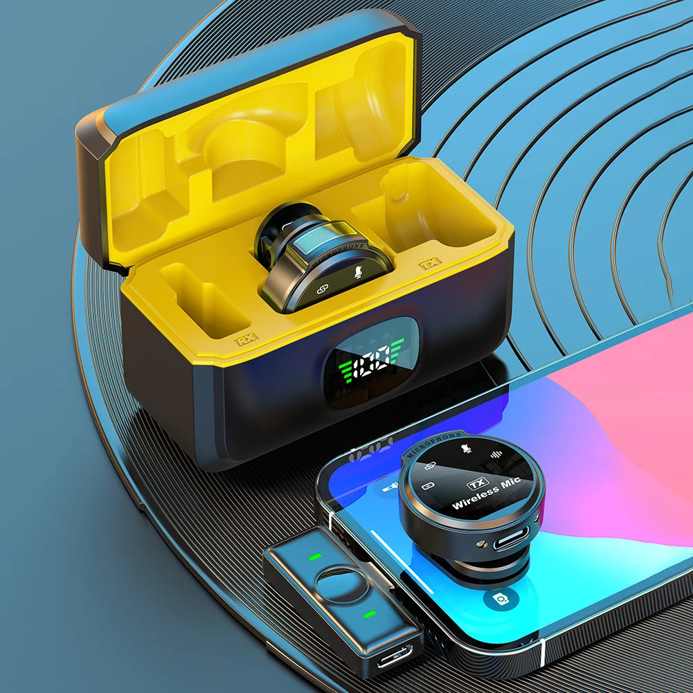 Microfone Lapela sem fio | SoundLapel J6® | para iPhone iPad e Android Type-C