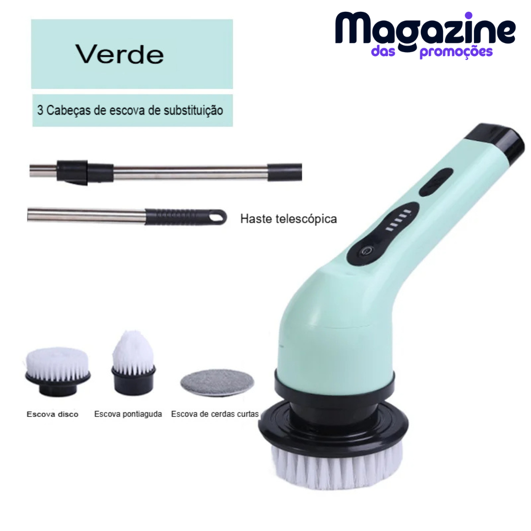 Escova Elétrica sem fio Multiuso | FlexiClean® - Para Limpeza Doméstica Profunda modelos 3 em 1 - 6 em 1 - 9 em 1