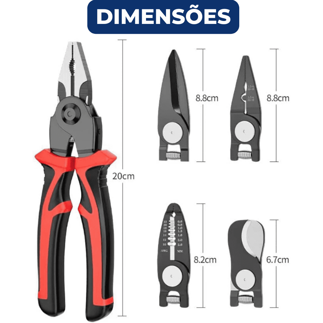 Alicate Multifuncional 5 em 1 | MultiGrip Pro®