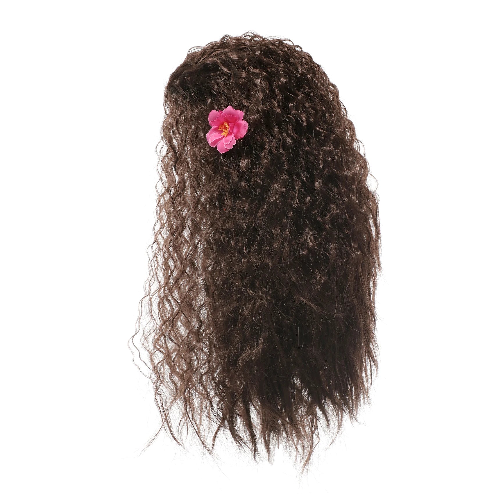 Fantasia Infantil Disney - Moana 2 *Saia Rodada* e *Peruca* Brinde Bolsa e coroa de flores