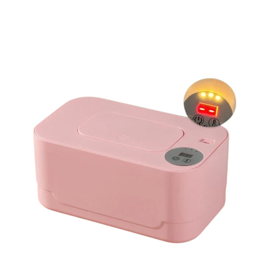 Aquecedor de Lenços Umedecidos com Display LED e Carregador USB Portátil