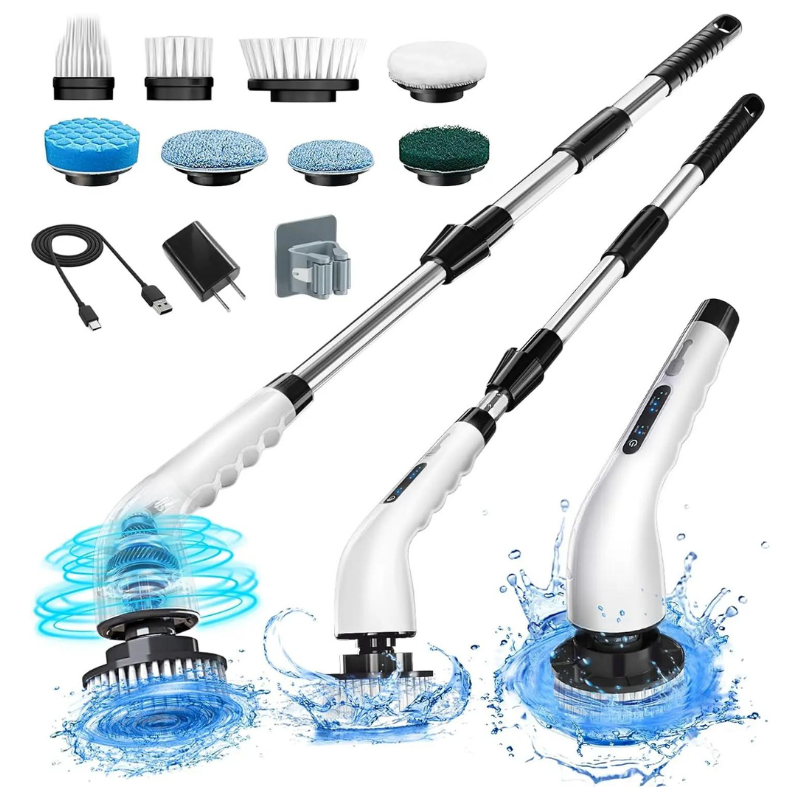 Escova Elétrica sem fio Multiuso | FlexiClean® - Para Limpeza Doméstica Profunda modelos 3 em 1 - 6 em 1 - 9 em 1