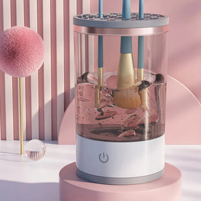 Limpador de Pincel de Maquiagem Eletrônico | LuxBrush Wash®