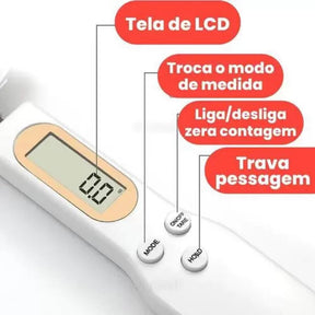Colher Medidora com Balança Digital