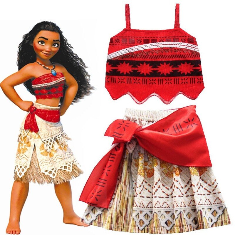 Fantasia Conjunto Infantil Disney - Moana Magia dos Mares