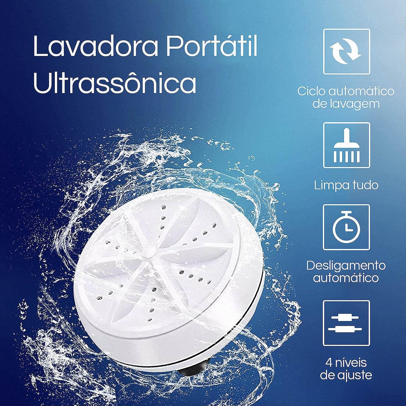 Máquina de Lavar louça Portátil - Lava Louças e Roupas Portátil USB | QuickWash®