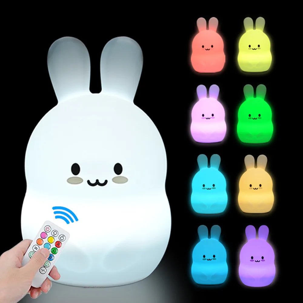 Luminária LED Tipo Animais Recarregável com Controle Remoto
