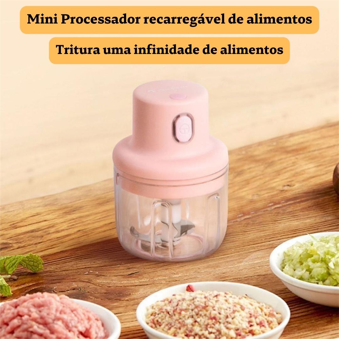 Mini Processador Recarregável