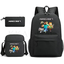 Kit Mochila Escolar Infantil Minecraft - Promoção Lancheira e Estojo de Brinde