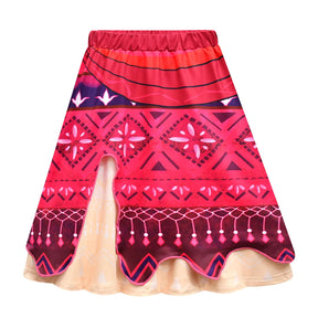 Fantasia Conjunto Infantil Disney - Moana 2 Coroa de flores 2024