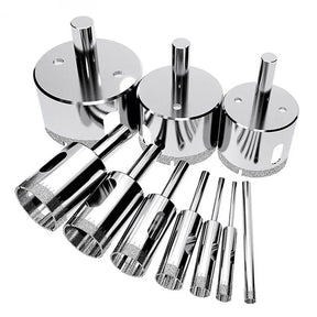 Broca Diamantada | DiamondCore Pro® - Kit com 10 serra copo diamantada