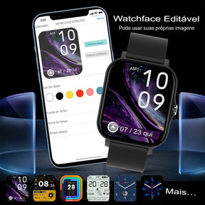 SmartWatch Multifuncional Feminino | Brinde exclusivo + 2 pulseiras