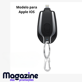 Carregador Portátil chaveiro | PowerCarry® |  Android e Apple IOS