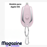 Carregador Portátil chaveiro | PowerCarry® |  Android e Apple IOS