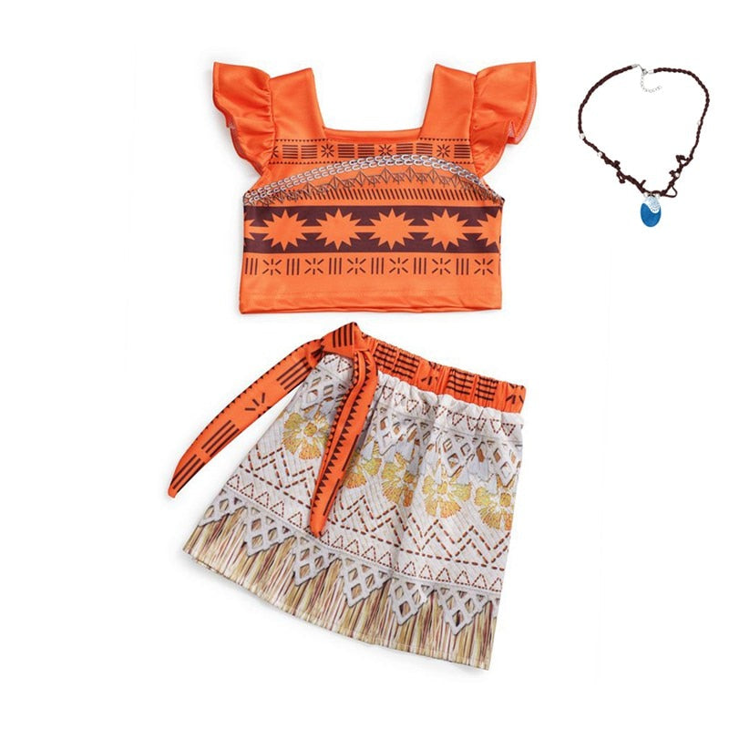 Fantasia Infantil Disney - Princesa Moana - Floresta Encantada