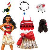 Fantasia Conjunto Infantil Disney - Moana Magia dos Mares