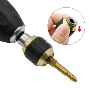 Adaptador de Mandril Engate Rápido 1/4" | FlexiDrill®