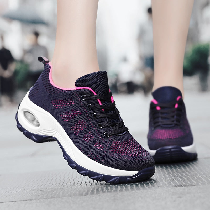Tênis Ortopédico Feminino Anti-Impacto | StrideComfort®