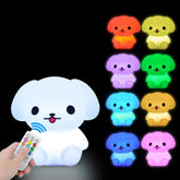 Luminária LED Tipo Animais Recarregável com Controle Remoto